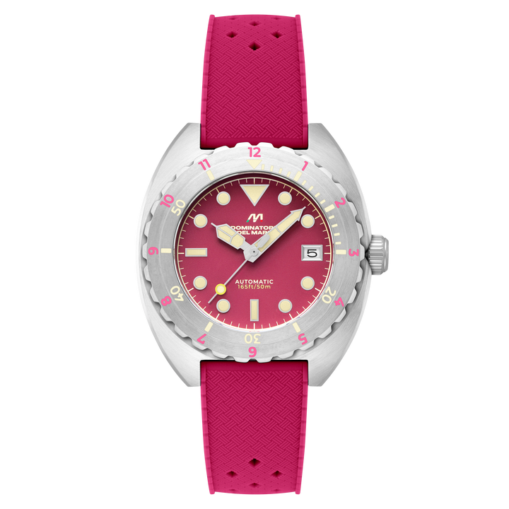Amalfi Automatic Red / Red Silicone | Red Dial