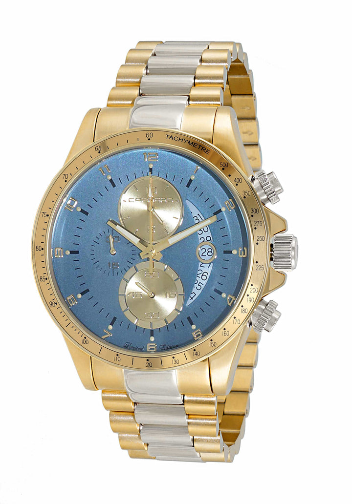 WINNER CIRCLE Blue / 2-Tone Gold | Blue and Gold Dial