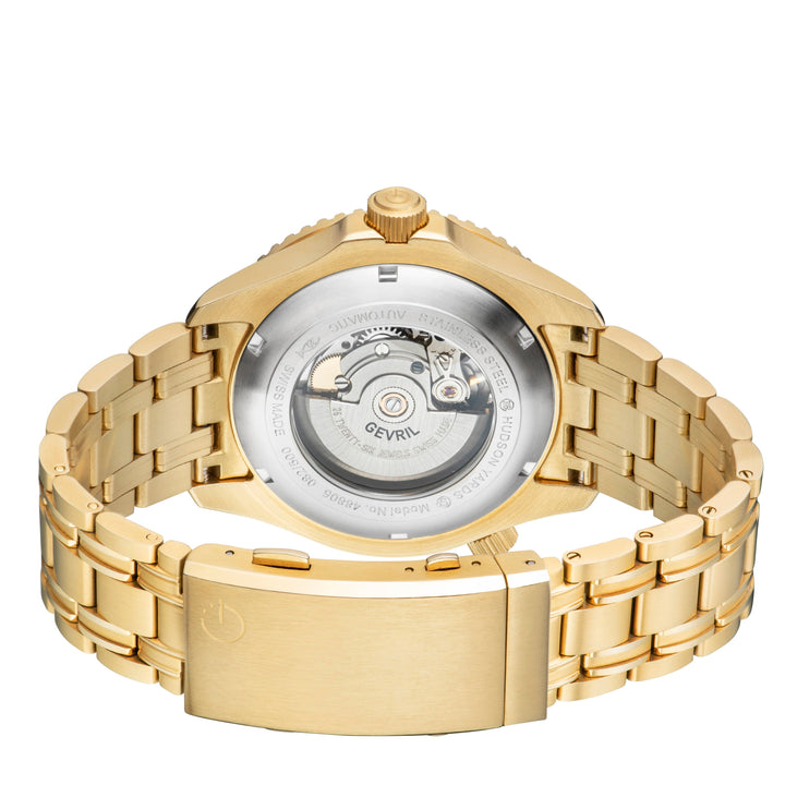 Hudson Yards Swiss Made SW200 Automatic Diver watch, Ceramic Rotating bezel, hel