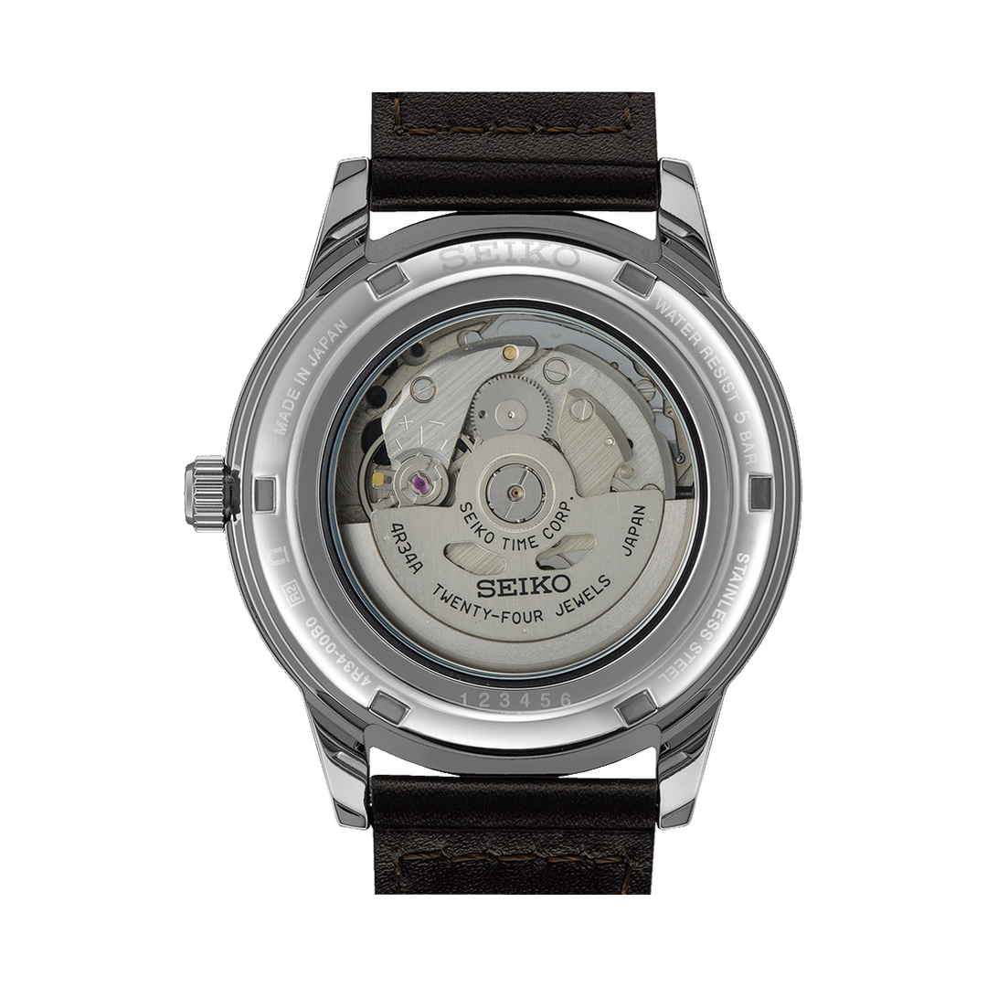Presage Style60's Dark Brown-Gray Dial / Leather Strap Dark Brown-Gray Dial