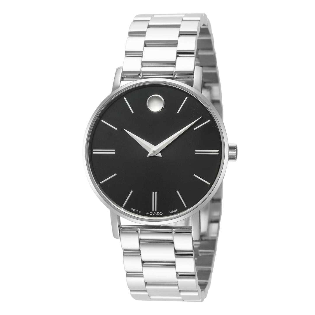 Corporate 40mm / Black / Silver Black Dial