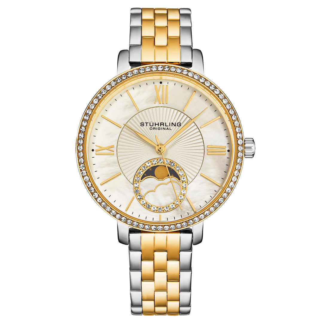 Horizon Quartz Classic Gold/Mother of Pearl | White Dial