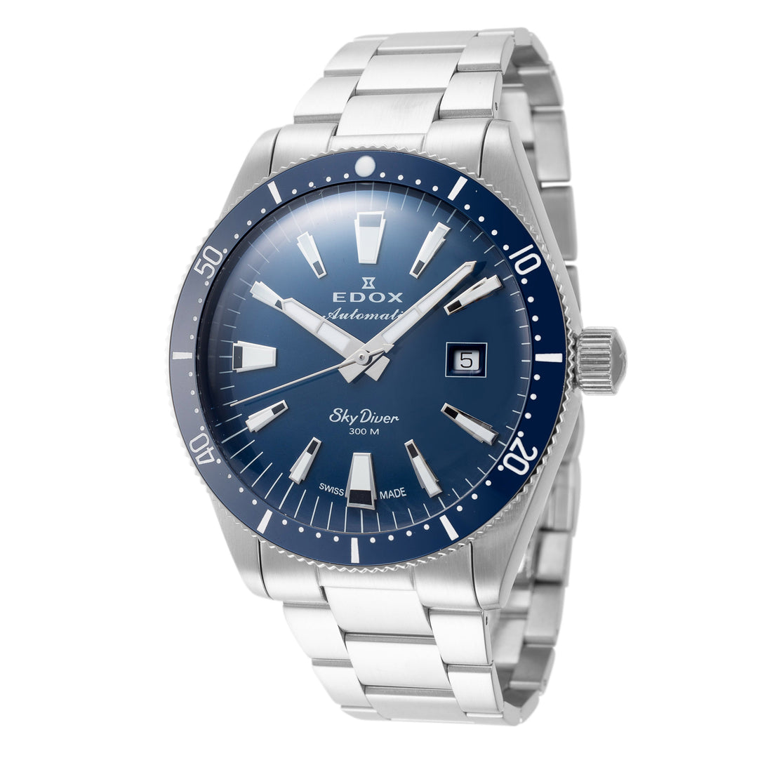 SkyDiver 42mm / Blue / Silver | Blue Dial