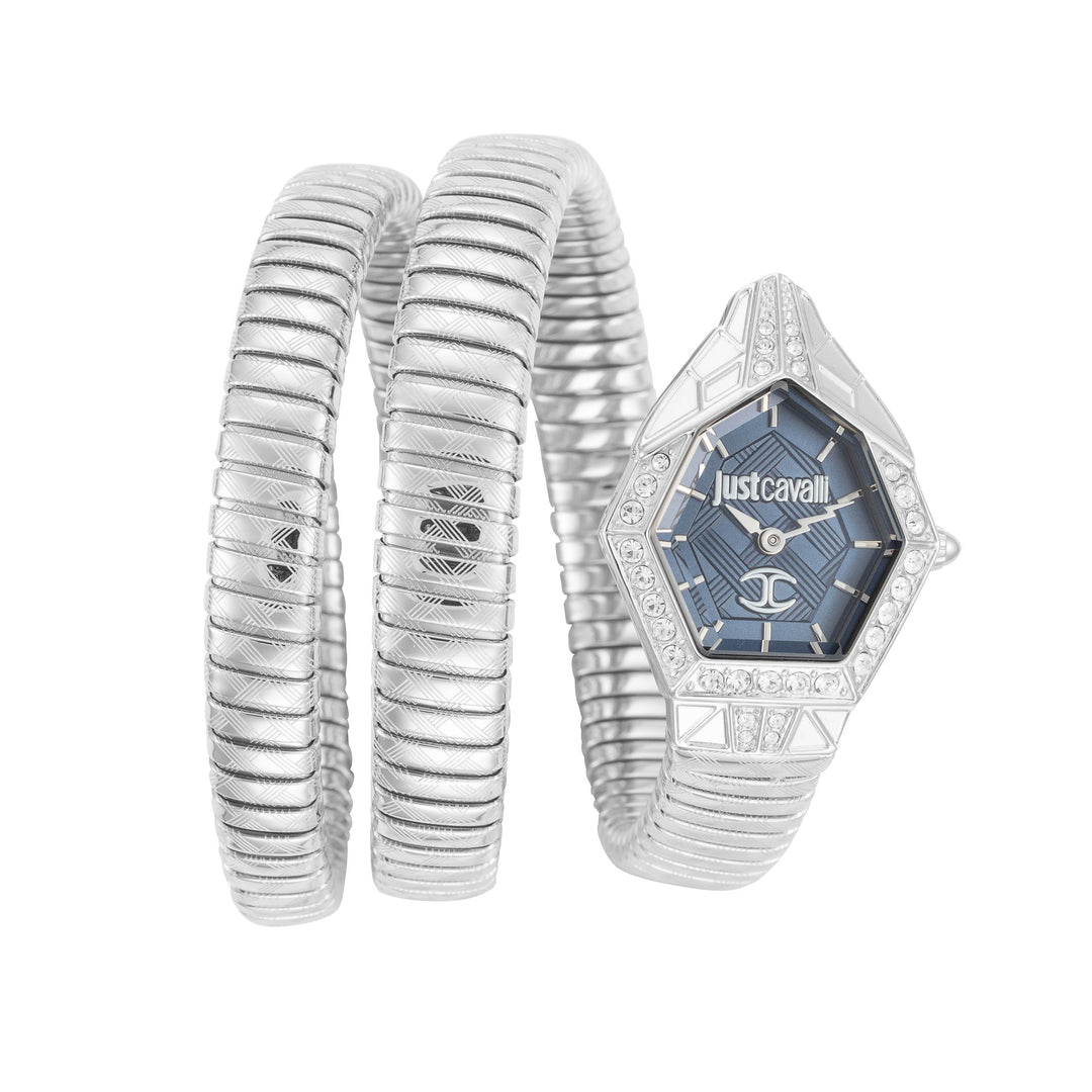 Snake 23mm / Dark Blue / Silver | Dark Blue Dial