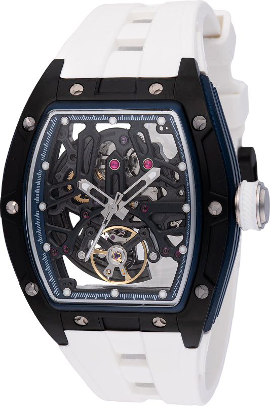 S1 Rally 44mm / Black / White Black Dial