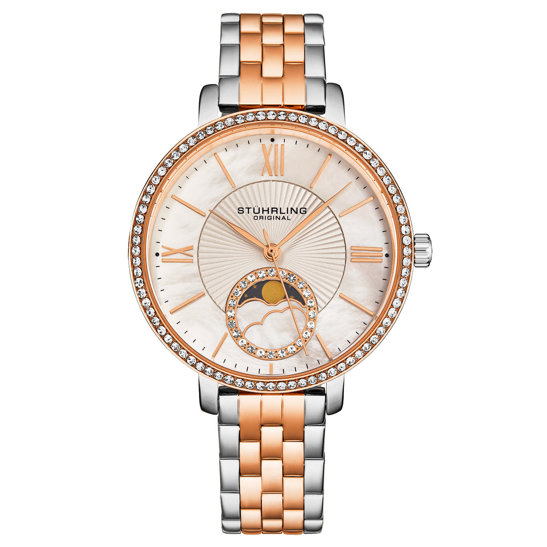 Horizon Quartz Classic Rose/Mother of Pearl White Dial