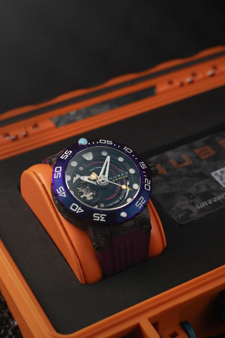 Opportunity Automatic Limited Edition Black & Purple / Silicone | Black Dial