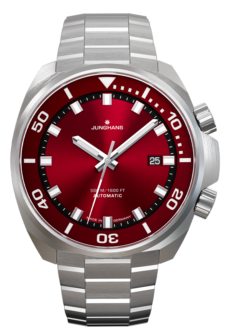 Aquaris Diver Red Red Dial / Stainless Steel Bracelet Red Dial