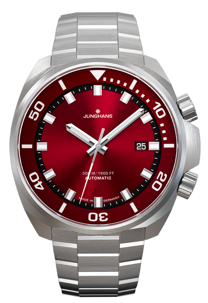 Aquaris Diver Red Red Dial / Stainless Steel Bracelet Red Dial