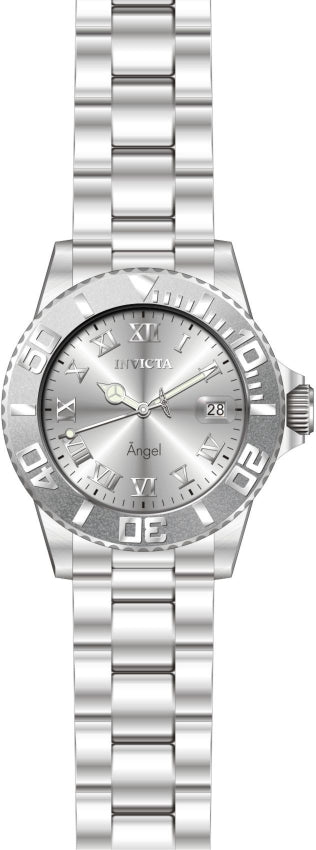 Angel Silver Dial / Silver Stainless Steel Bracelet Silver Dial