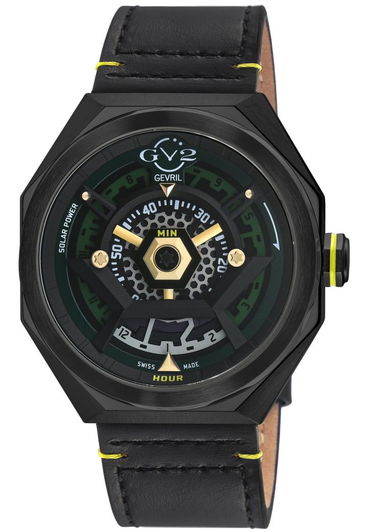 Stella Solare Swiss Ronda 212 Solar Quartz, 5 jewels, ultra-thin, Black/Green su
