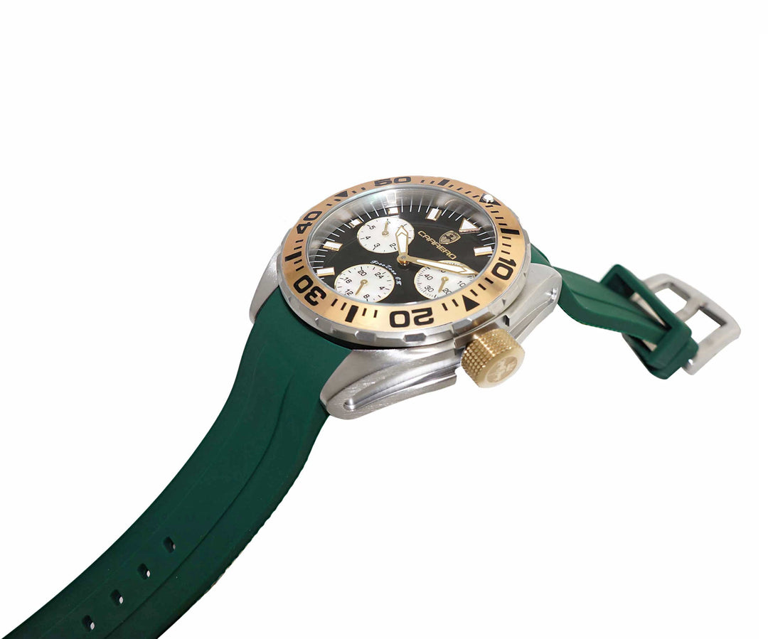 FreeZone-CH Black/Gold tone | Black Dial