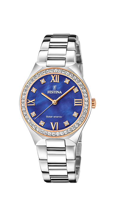 Solar Energy Blue / Stainless Steel Blue Dial