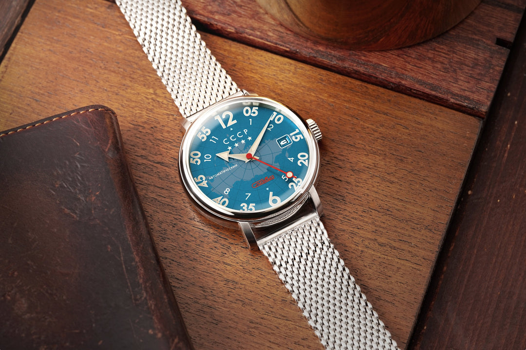 Heroes Comrade Silver / Light Blue | Blue Dial