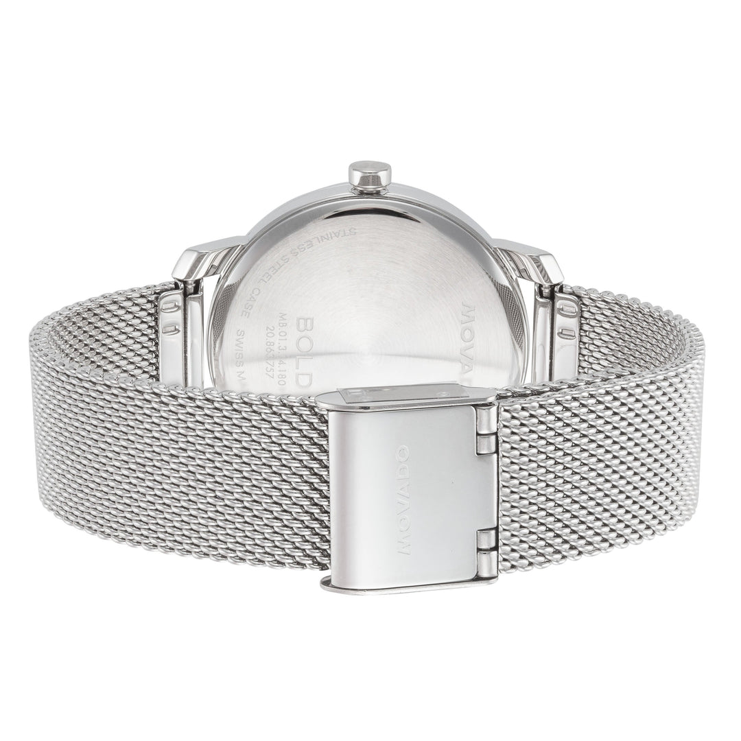 Bold 34mm / Silver / Silver | Silver Dial
