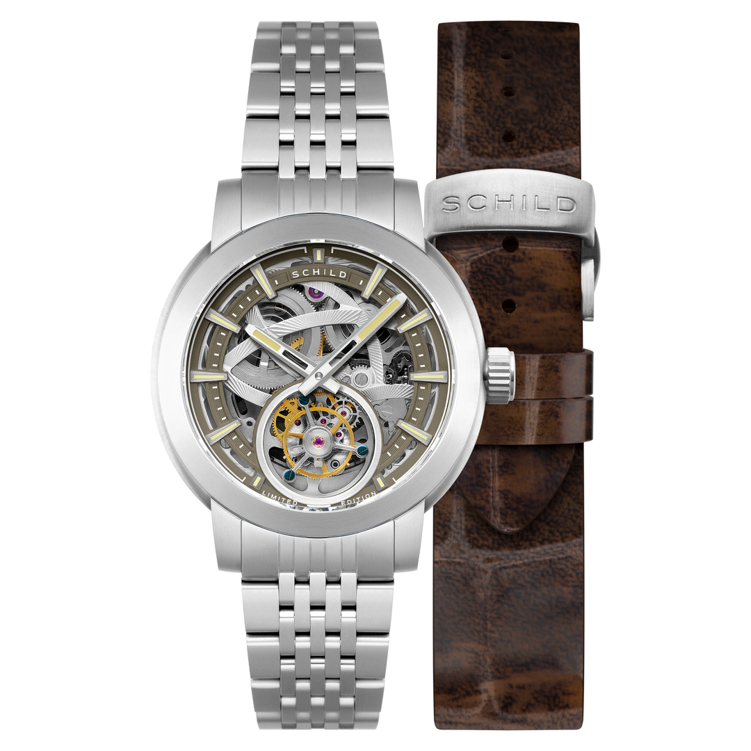 Heinrich Tourbillon Limited Edition Grey / Stainless Steel | Grey Dial