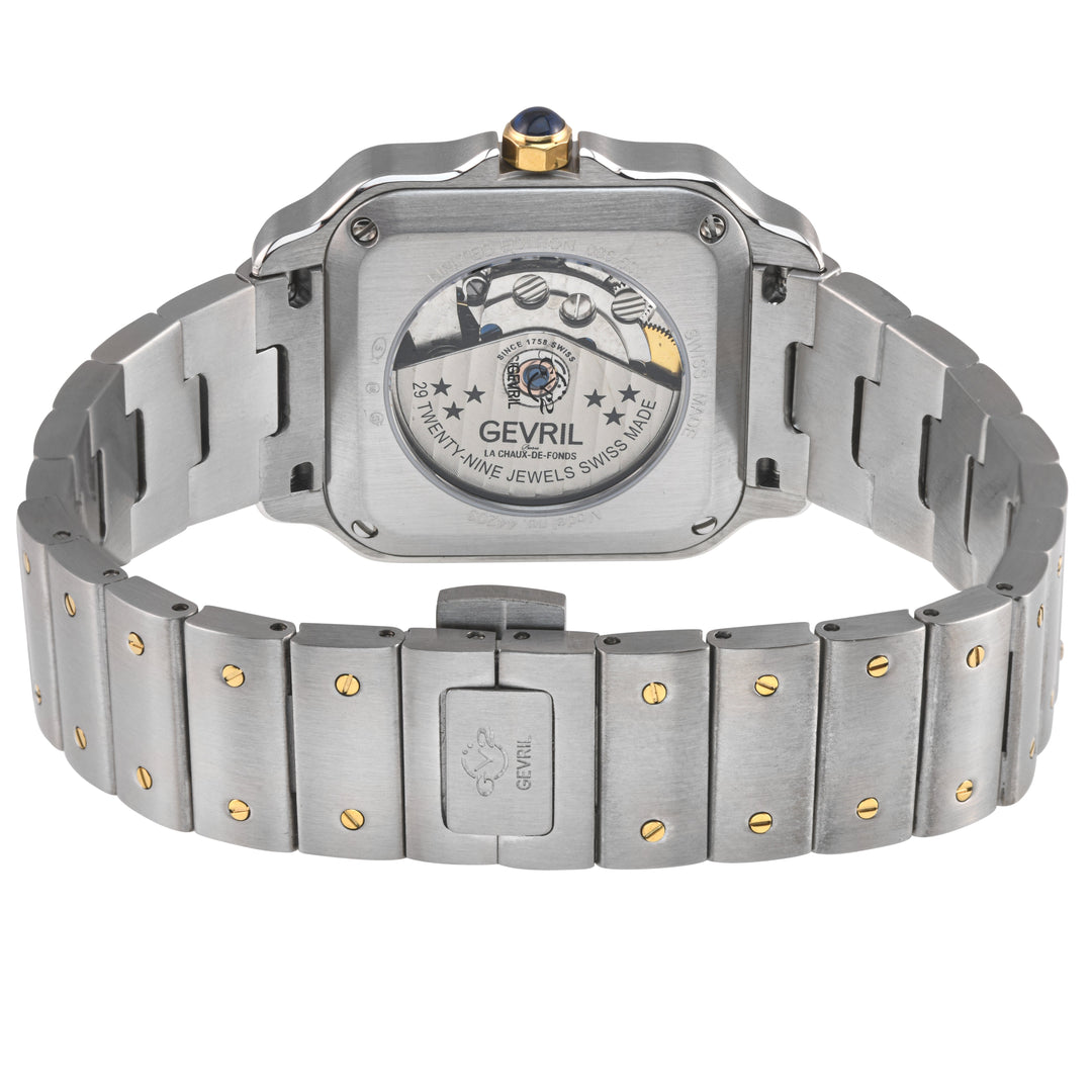 Lusso LX Swiss Automatic, Two toned IPYG/316L Stainless Steel Case, White Dial, 