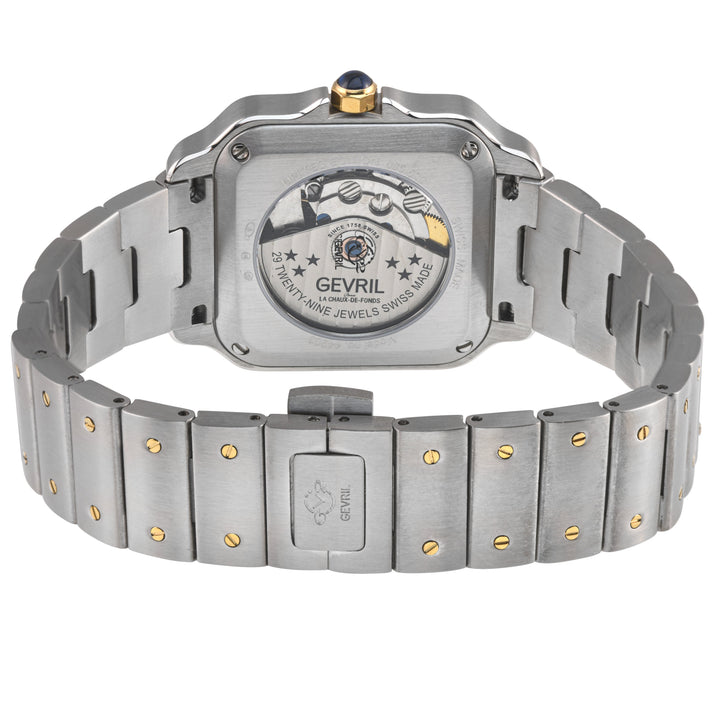 Lusso LX Swiss Automatic, Two toned IPYG/316L Stainless Steel Case, White Dial, 