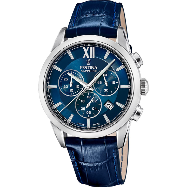 CHRONOGRAPH Blue / Leather Blue Dial