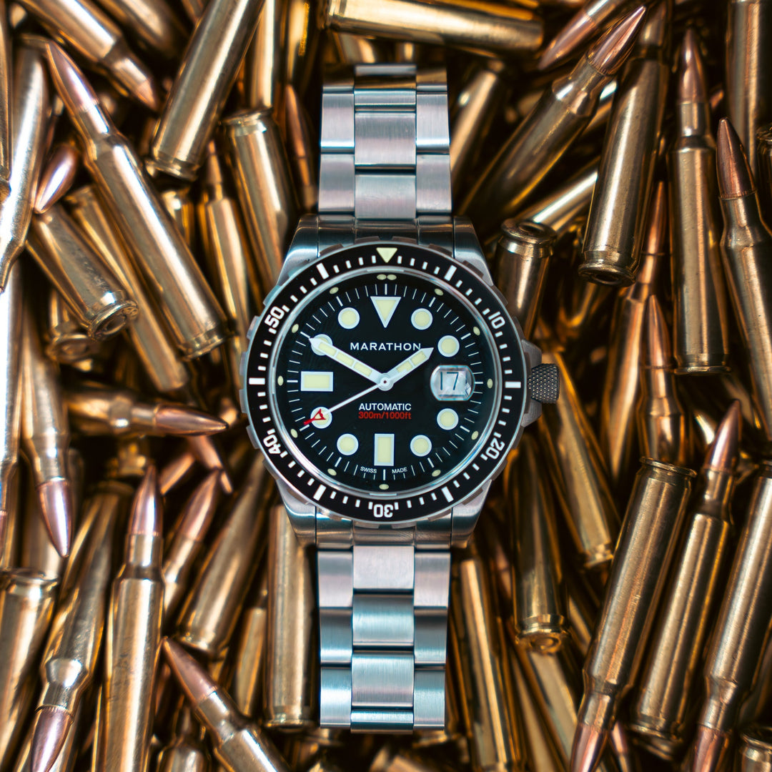 46mm OSAR-D 46mm Original SAR w/ Date with Stainless Steel Bracelet (OSAR-D) Bla