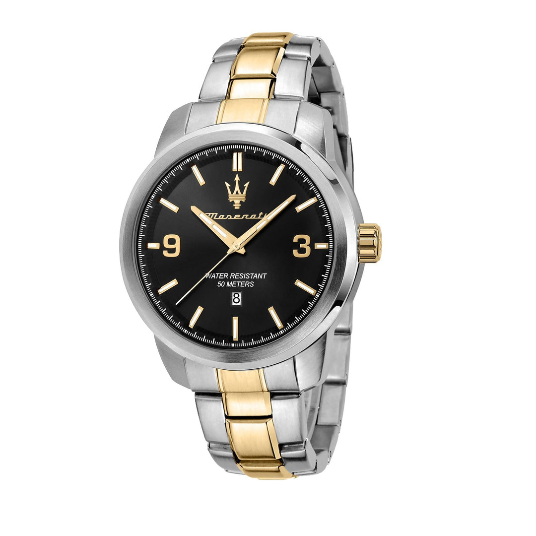 SUCCESSO Black / Stainless Steel Black Dial