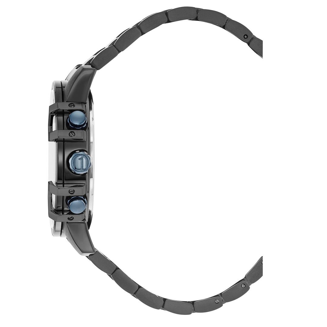 Bend3D Blue Dial / Black Stainless Steel Bracelet Blue Dial