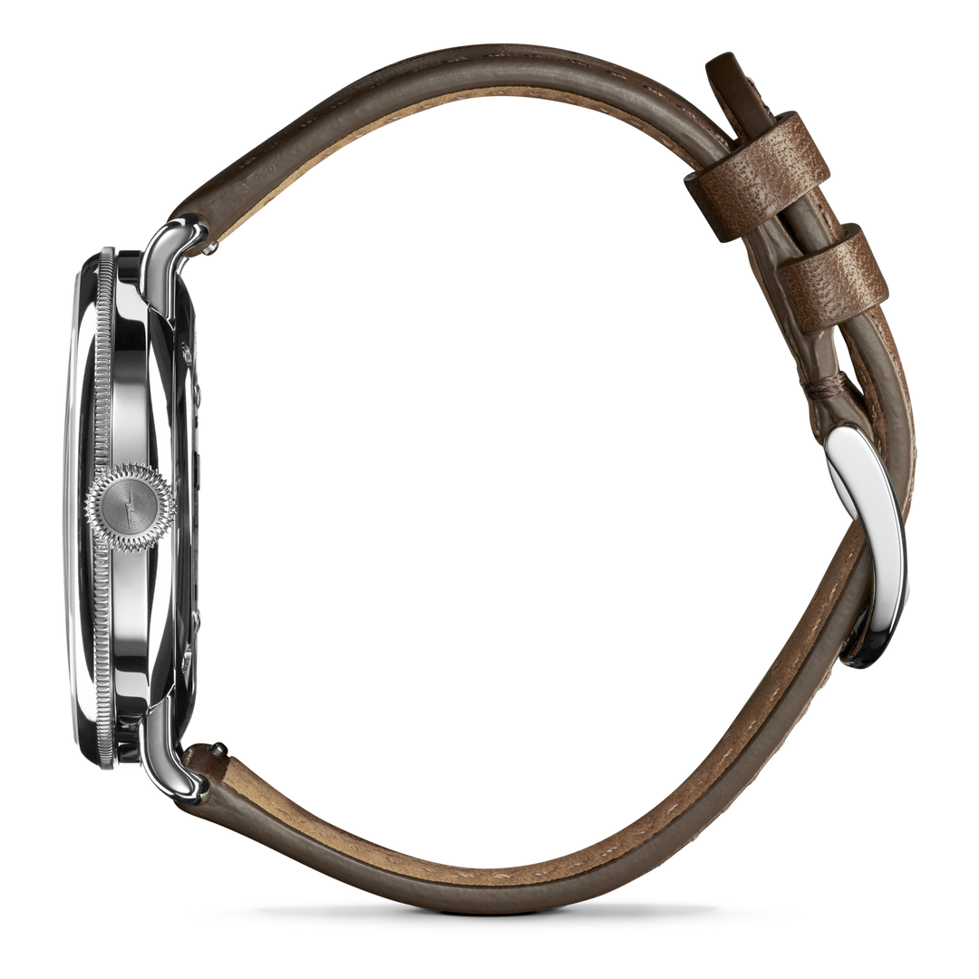 Canfield Watch Alabaster Dial / Brown Leather Strap Alabaster Dial