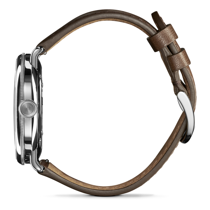 Canfield Watch Alabaster Dial / Brown Leather Strap Alabaster Dial