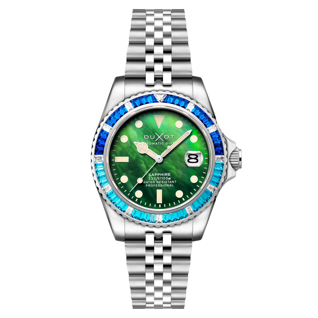 Atlantica 40 Rainbow Automatic Green / Stainless Steel | Green Dial