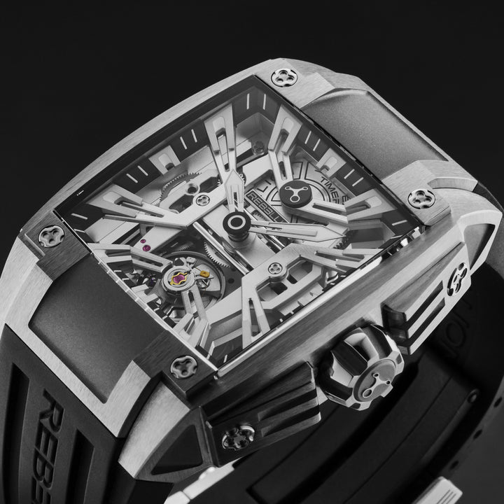 Re-Volt RBREV2H.TI.RHBK / Gray Skeletonized | Gray Skeletonized Dial