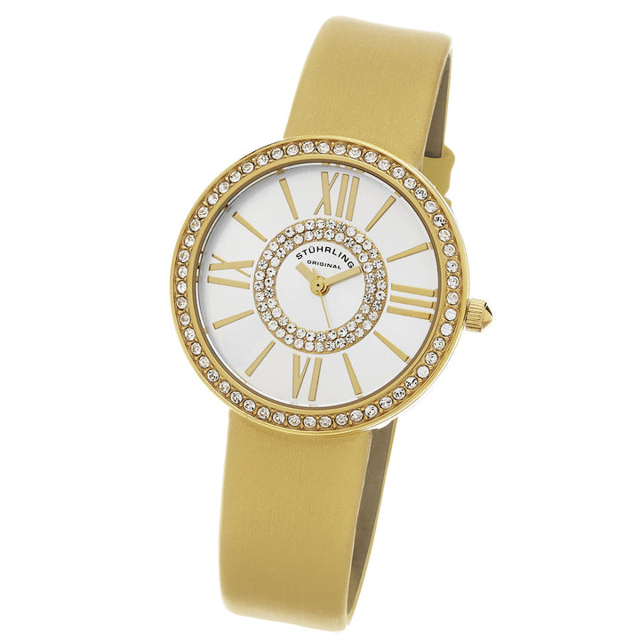 Vogue Yellow Leather | Silver Dial