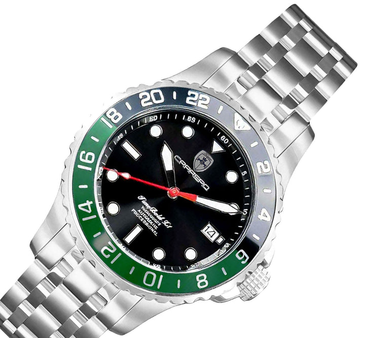 TIME BOLD- X10 BLACK/GREEN | Black Dial