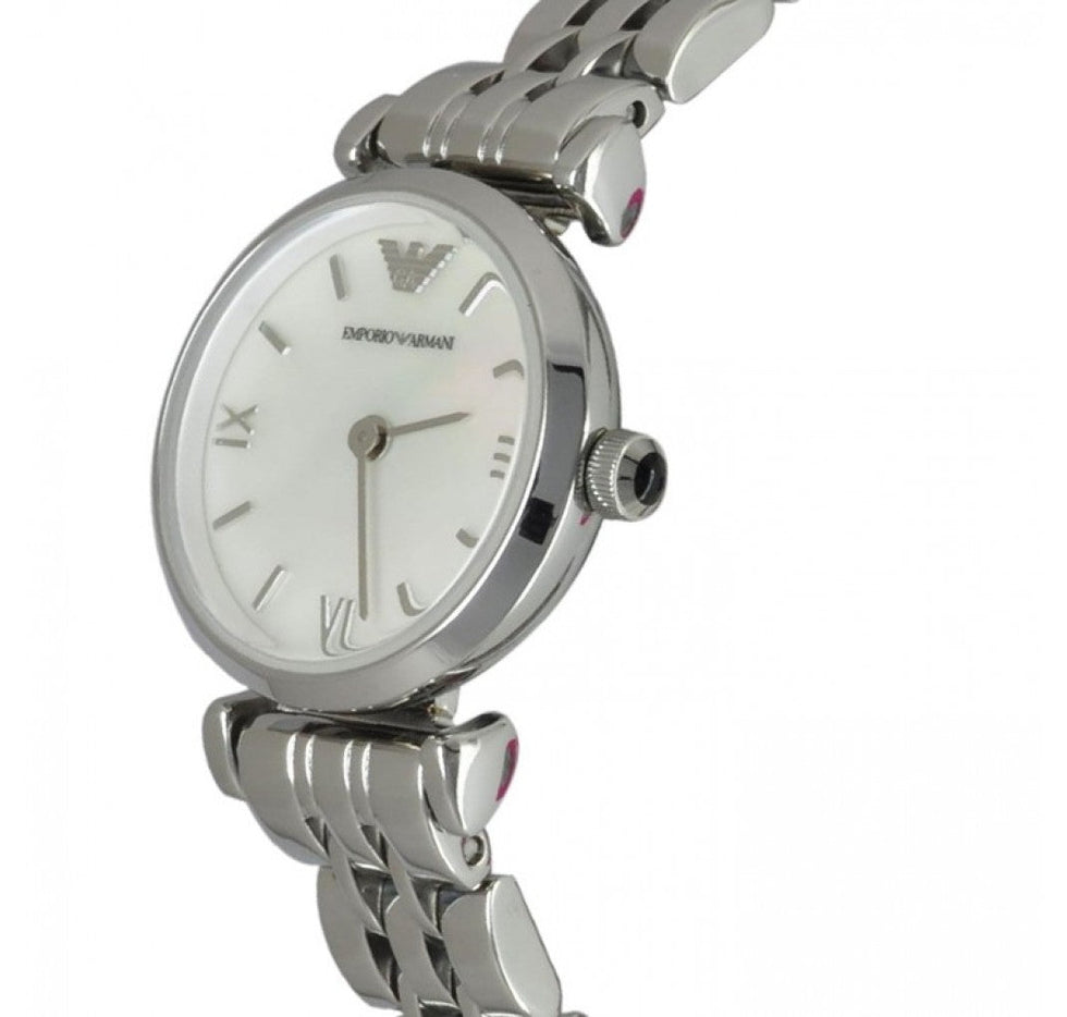 Classic White Mother-Of-Pearl Dial / Stainless Steel Bracelet Mother-of-Pearl Di