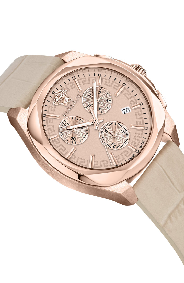 Medusa Chrono 40mm / Ivory / White | Ivory Dial