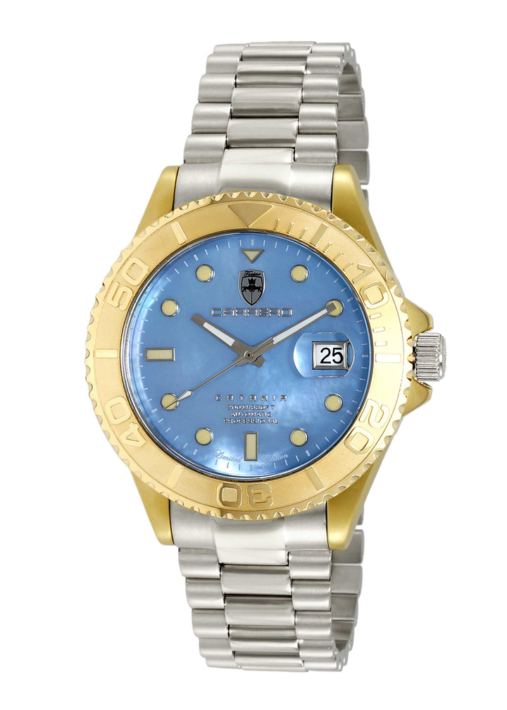 Catania MOP Goldtone - Blue/ SS Blue Dial