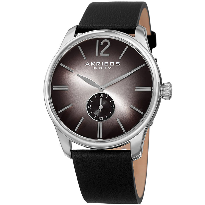 Casual-AK916SSB Black/Leather | Black Dial