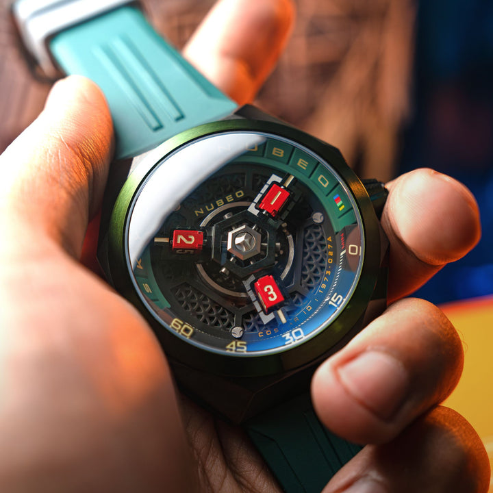 Skylab Automatic Limited Edition Set Green / Rubber | Green Dial