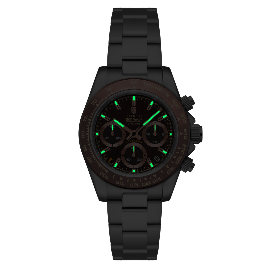 Accelero Chronograph Brown / Stainless Steel | Brown Dial