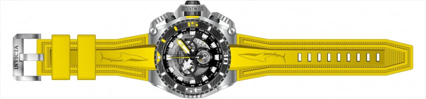 Sea Hunter Black dial / Yellow Silicone Strap Black Dial