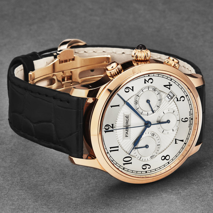 Agathon FAB-208 / Silver | Silver Dial