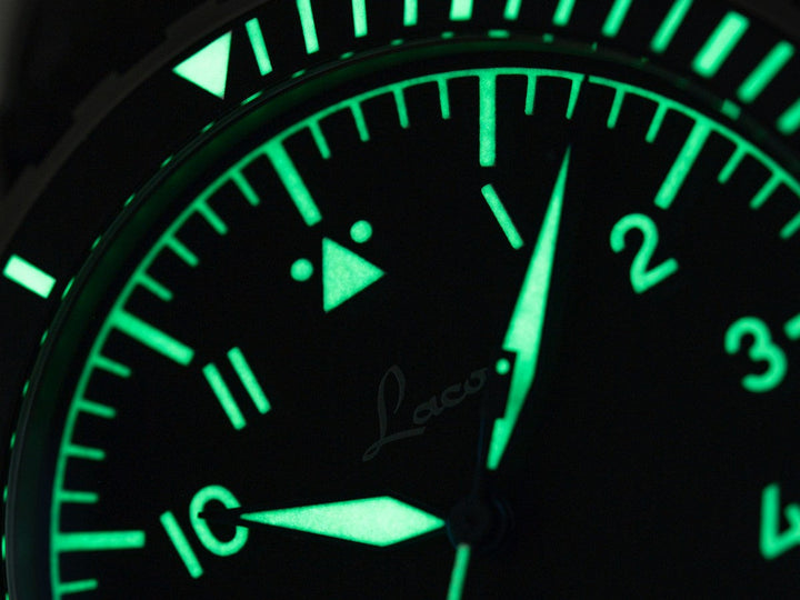 Kln MB black fibertech strap Black Dial