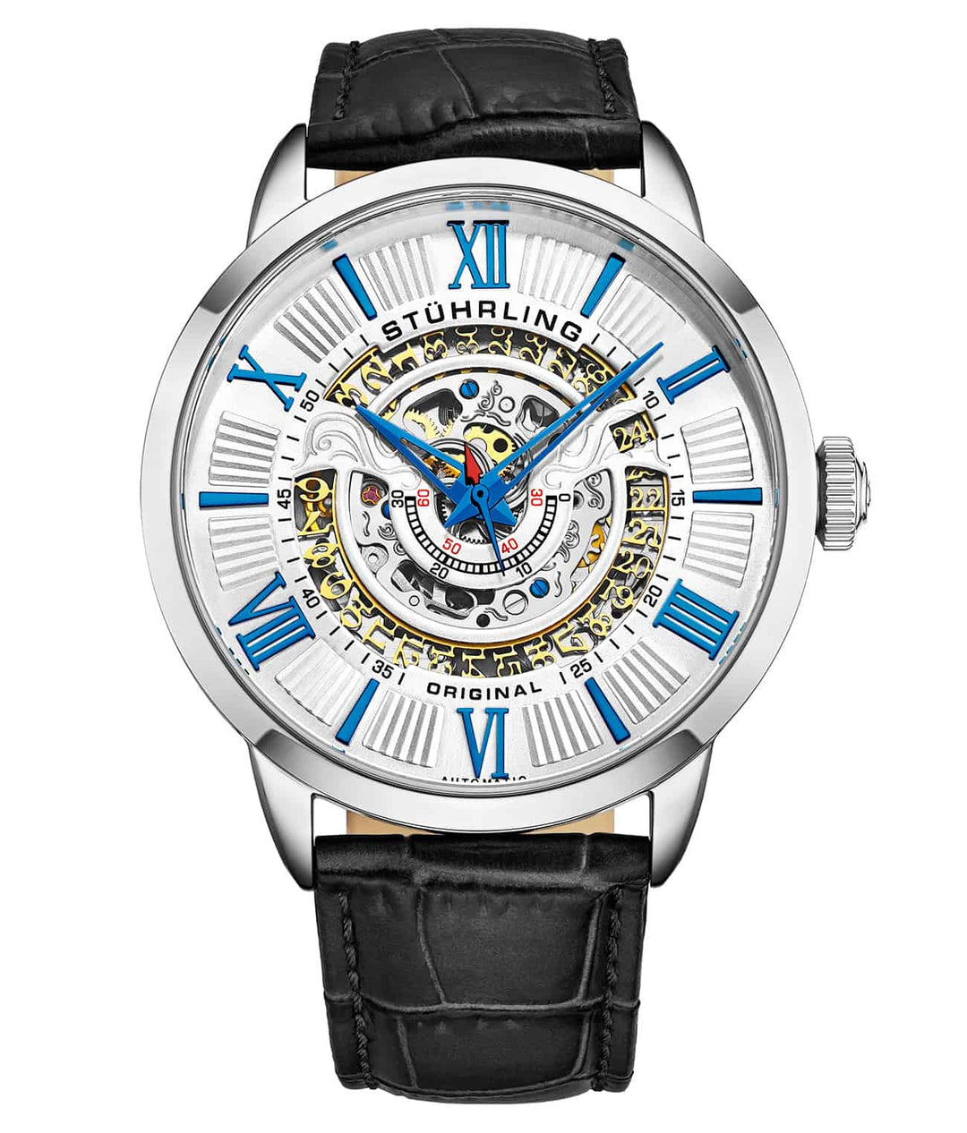 Legacy Silver Dial/ Black Leather | Silver Dial