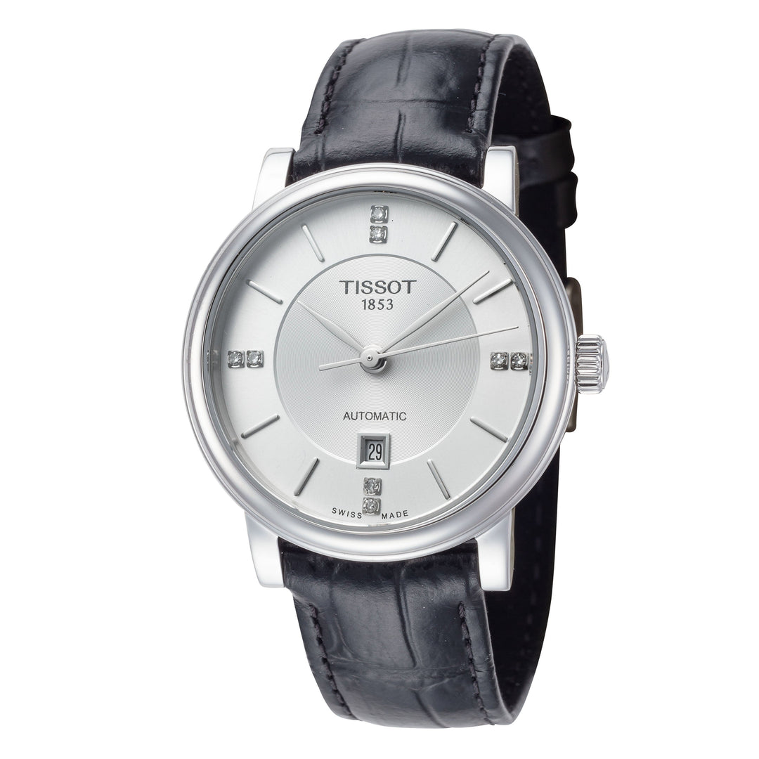 CARSON 30mm / Silver / Black | Silver Dial