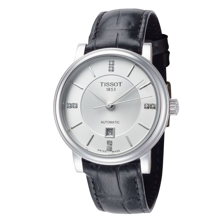 CARSON 30mm / Silver / Black | Silver Dial