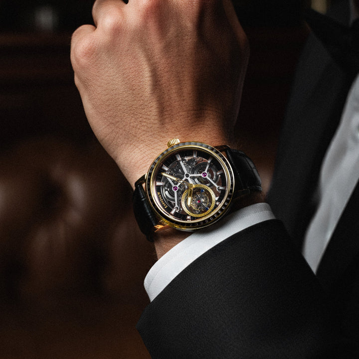 Engineer Parsons Tourbillon Limited Edition Silver / Leather | Black Dial