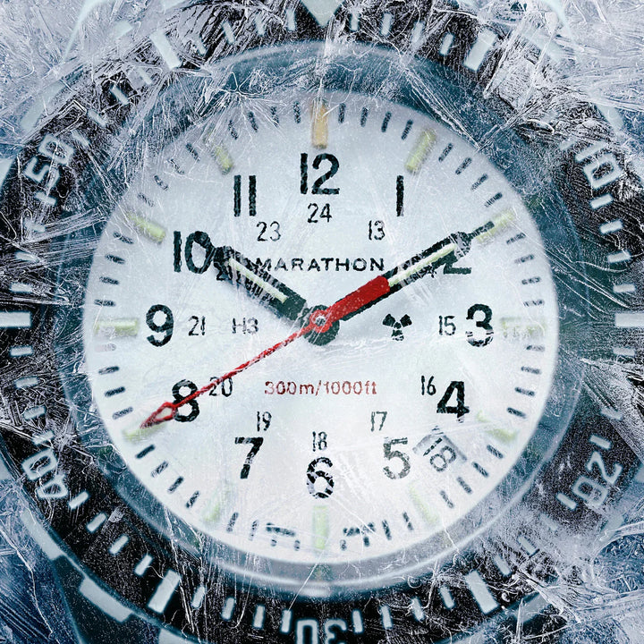 Divers Quartz White NGM/Steel Bracelet | Arctic White Dial