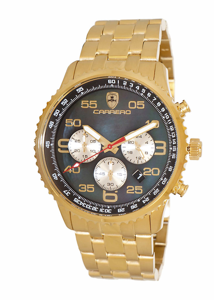 Aureum-MB Goldtone/Black | Black Dial