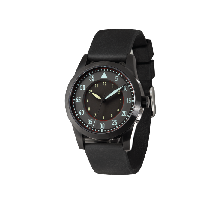 FLIEGER BLACKOUT SPORT 39MM | Black and Grey Dial
