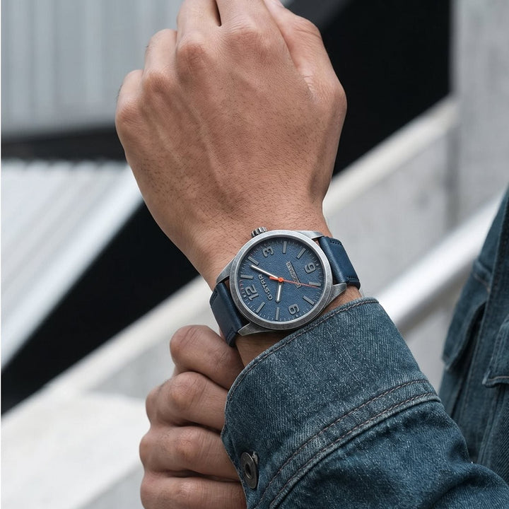 Originals Blue Dial / Blue Leather Strap Blue Dial