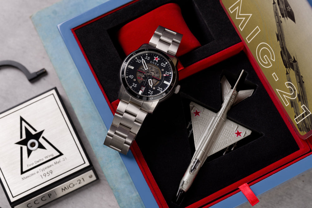 MIG-21 BLACK / STAINLESS STEEL | Black Dial